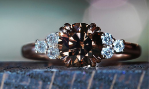 Chocolate diamond ring