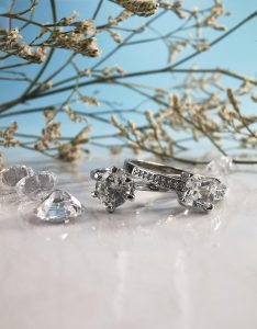 Sapphires and diamonds