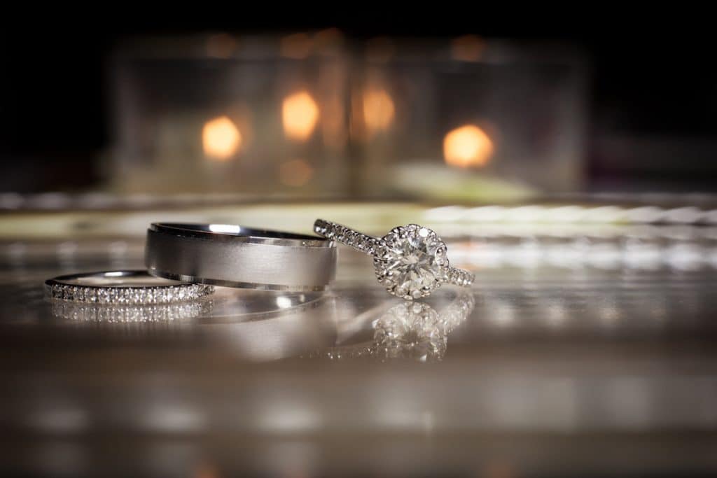 wedding bands for the bride and groom