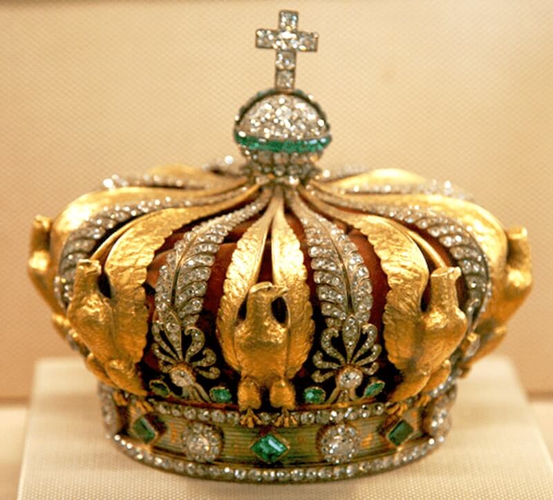 Crown of Empress Eugenie 100 carat diamond
