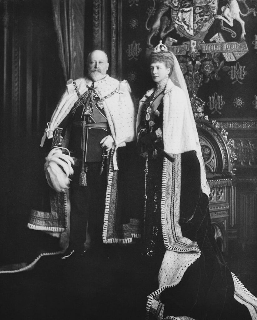 king Edward VII and Queen Alexandra