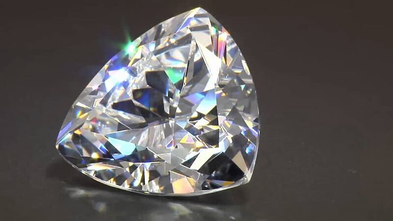Sparkling Trillion Cut Diamond