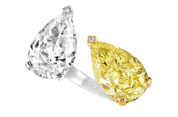 yellow diamond vs white diamond
