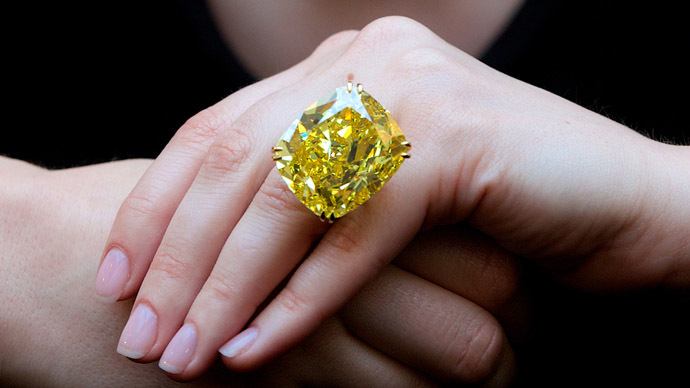 Graff Vivid Yellow Diamond, most expensive yellow diamond in the world