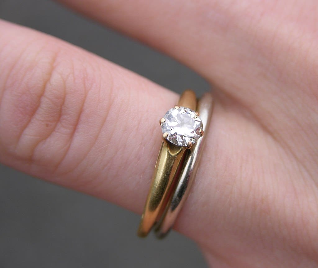 six prong setting engagement ring
