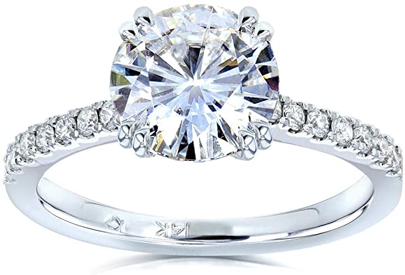 Kobelli Moissanite and Lab Grown Diamond Engagement Ring