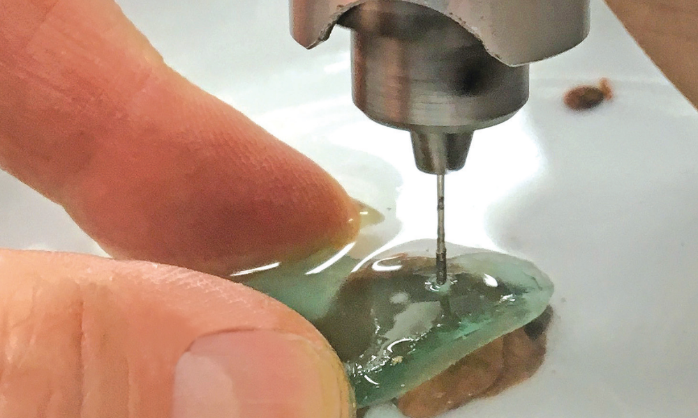 Drill a Hole in a Gemstone